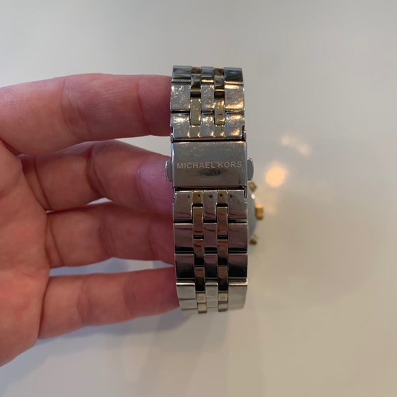 MICHAEL KORS gold and silver watch
